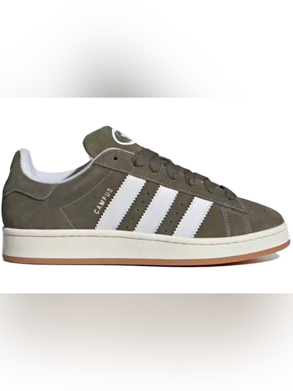 Adidas Campus 00s Men's 9.5 Olive Strata White Gum JR8162